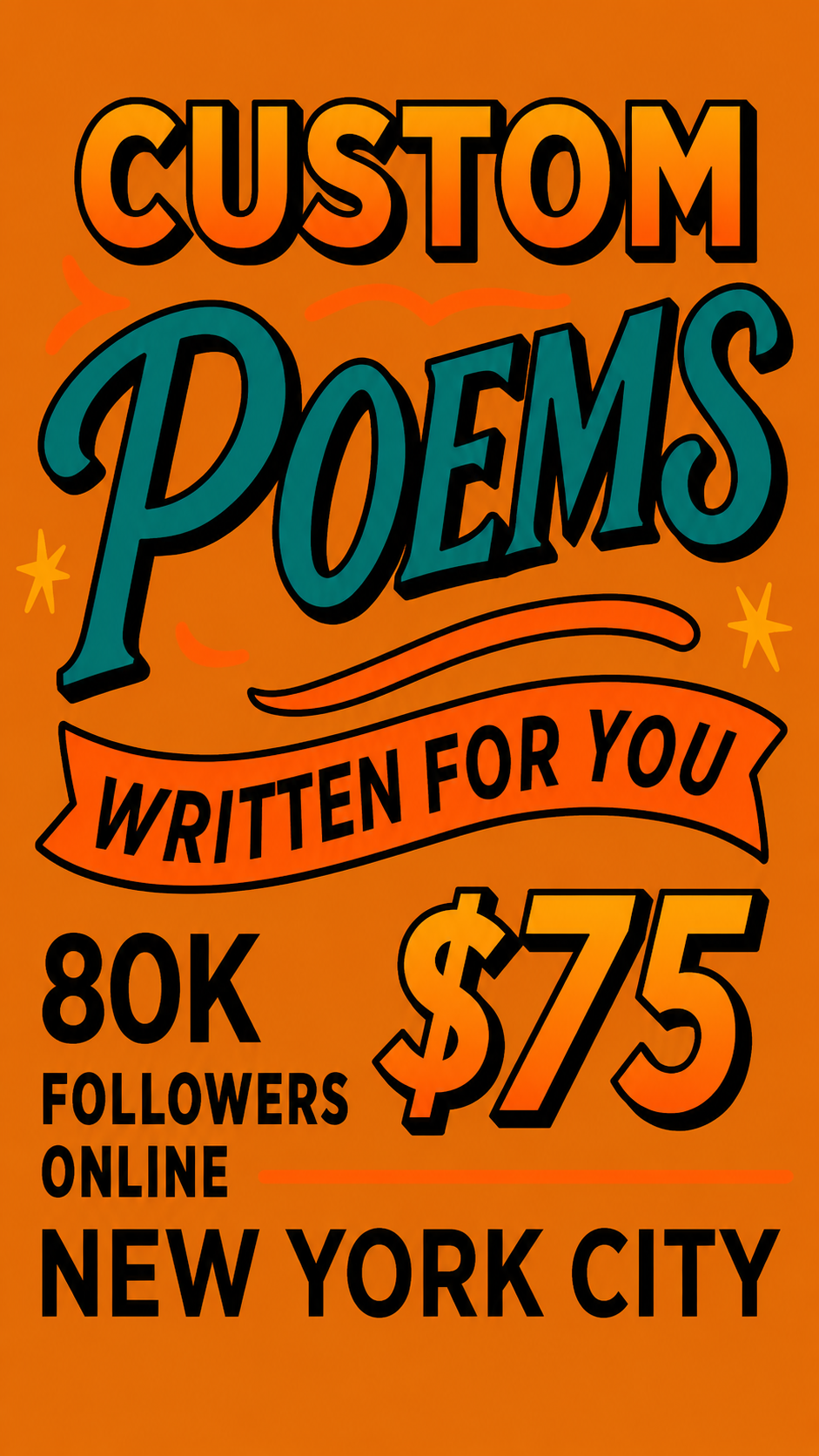 Meet me in person for a poem