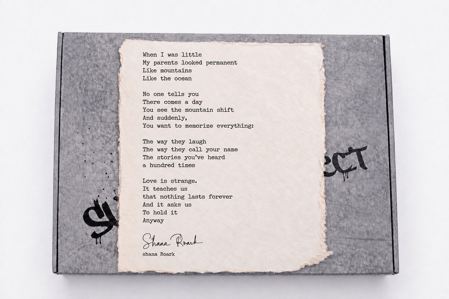 Poem: When I Was Little