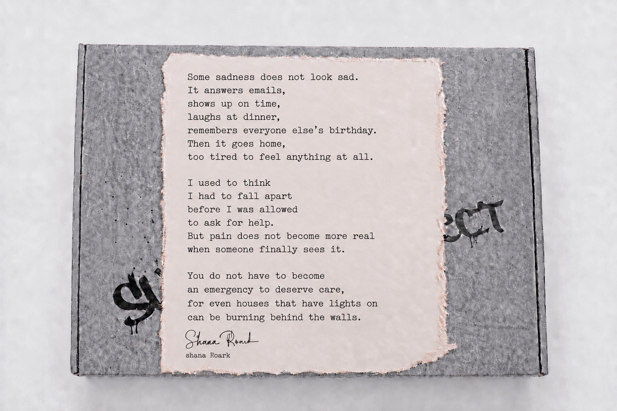 Poem: You Deserve Care