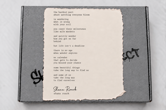 Poem: life isn’t a deadline